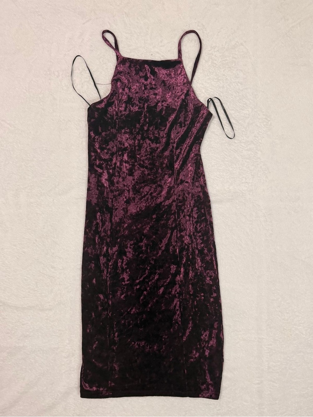 Forever 21 Velvet Slip Dress - Plum
